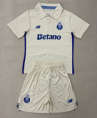 Porto 25/26 White Third Away Kids Jersey Set