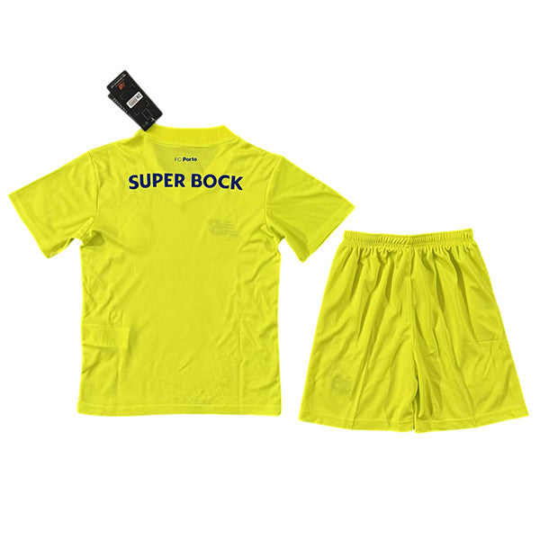 Porto 26/27 Neno Yellow Goalkeeper Kids Jersey Set