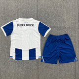 Porto 26/27 White/Blue Home Kids Jersey Set