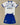 Portsmouth 25/26 White/Blue Away Kids Jersey Set