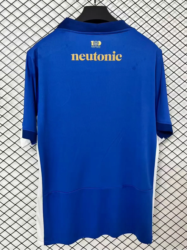 Portsmouth 26/27 Blue/White/Gold Home Jersey
