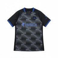 Portsmouth 26/27 Striking Black and Gray Third Jersey