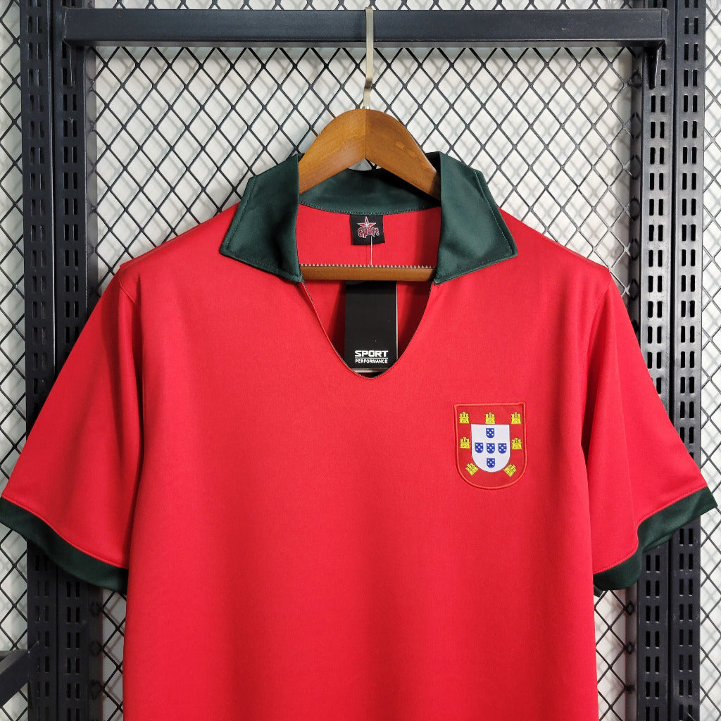 Portugal 1972 Vintage Retro Orange Home Jersey