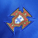 Portugal 1998 Vintage Retro Blue Away Jersey