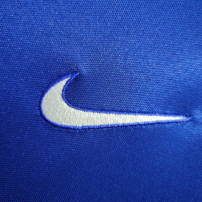 Portugal 1998 Vintage Retro Blue Away Jersey