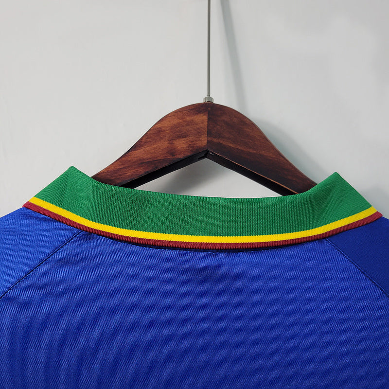 Portugal 1998 Vintage Retro Blue Away Jersey