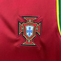 Portugal 1998 Vintage Retro Red/Green Home Jersey