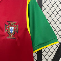 Portugal 1998 Vintage Retro Red/Green Home Jersey