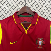 Portugal 1998 Vintage Retro Red/Green Home Jersey
