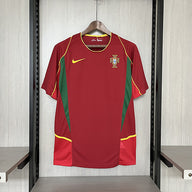 Portugal 2002 Vintage Retro Red/Green Home Jersey