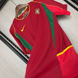 Portugal 2002 Vintage Retro Red/Green Home Jersey
