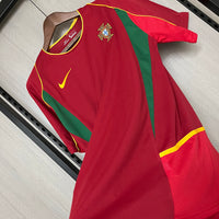 Portugal 2002 Vintage Retro Red/Green Home Jersey