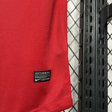 Portugal 2012 Vintage Retro Red with Green Trim Home Jersey