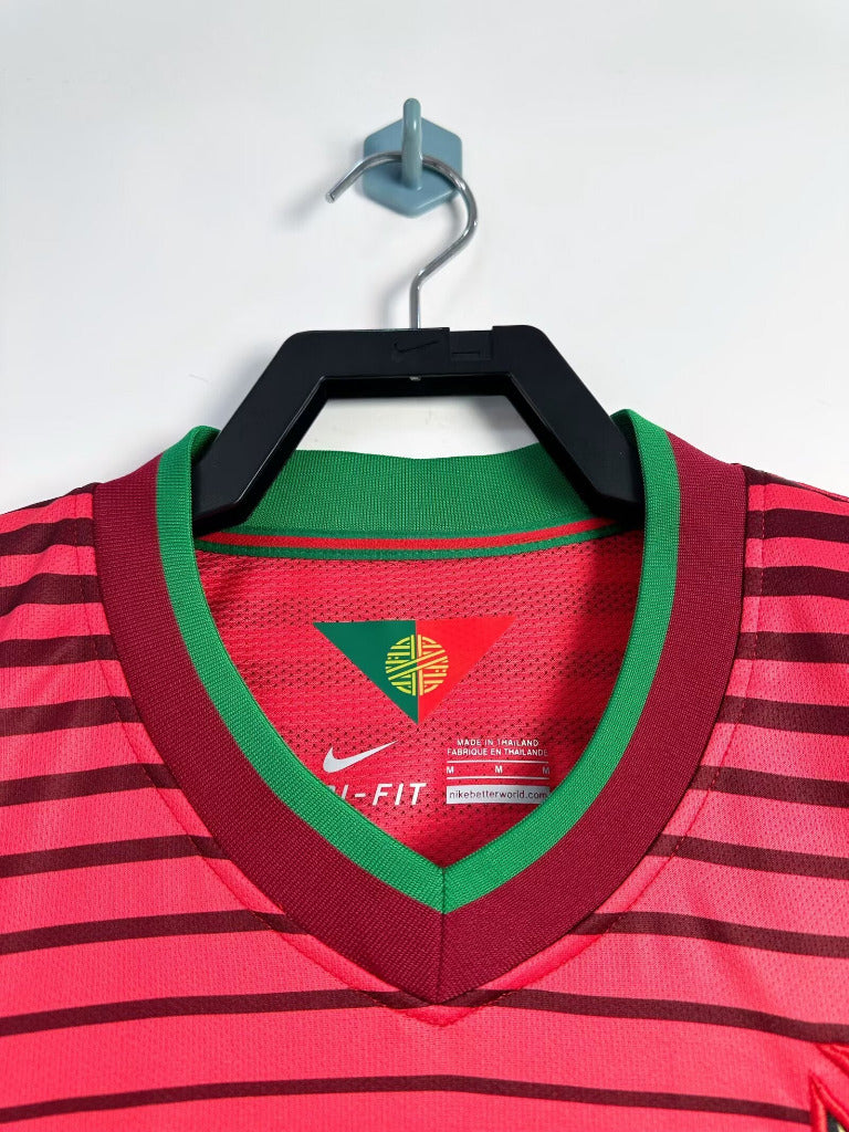 Portugal 2014 Retro Red/Maroon Home Stadium Jersey