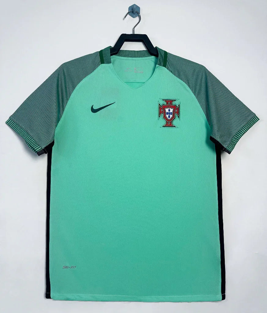 Portugal 2016 Vintage Retro Away Jersey
