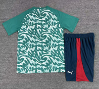 Portugal 2026 Green/White Pre-Matcn Kids Jersey Set
