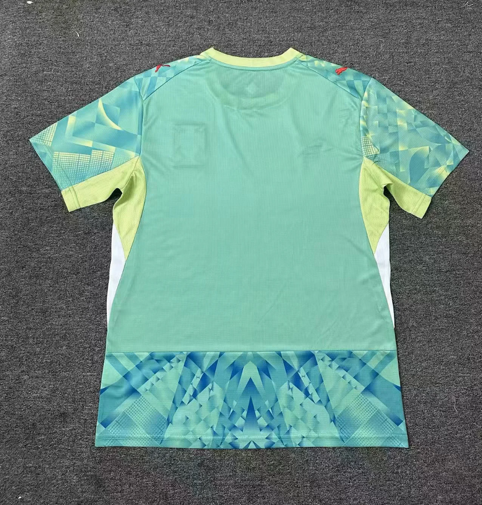 Portugal 2026 Mint Green/Blue Goalkeeper Jersey