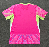 Portugal 2026 Pink/Lime Green Goalkeeper Jersey