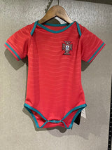 Portugal 2026 Red/Blue Home Baby Bodysuit