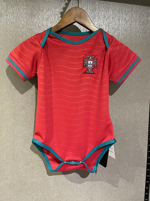 Portugal 2026 Red/Blue Home Baby Bodysuit