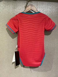Portugal 2026 Red/Blue Home Baby Bodysuit