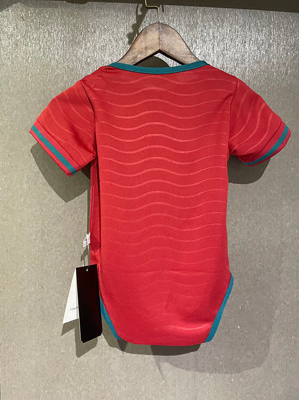 Portugal 2026 Red/Blue Home Baby Bodysuit