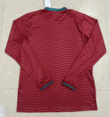 Portugal 2026 Red/Blue Home Long Sleeves Jersey