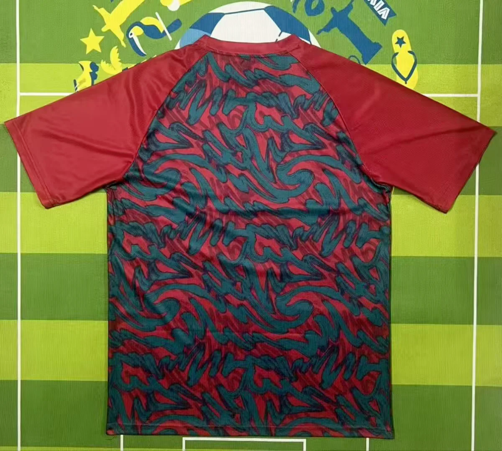 Portugal 2026 Red/Green Pre-Match Jersey