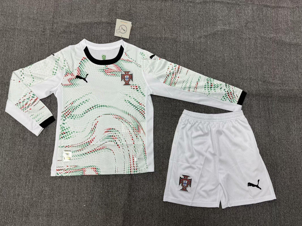 Portugal 25/26 Away Kids Jersey Set