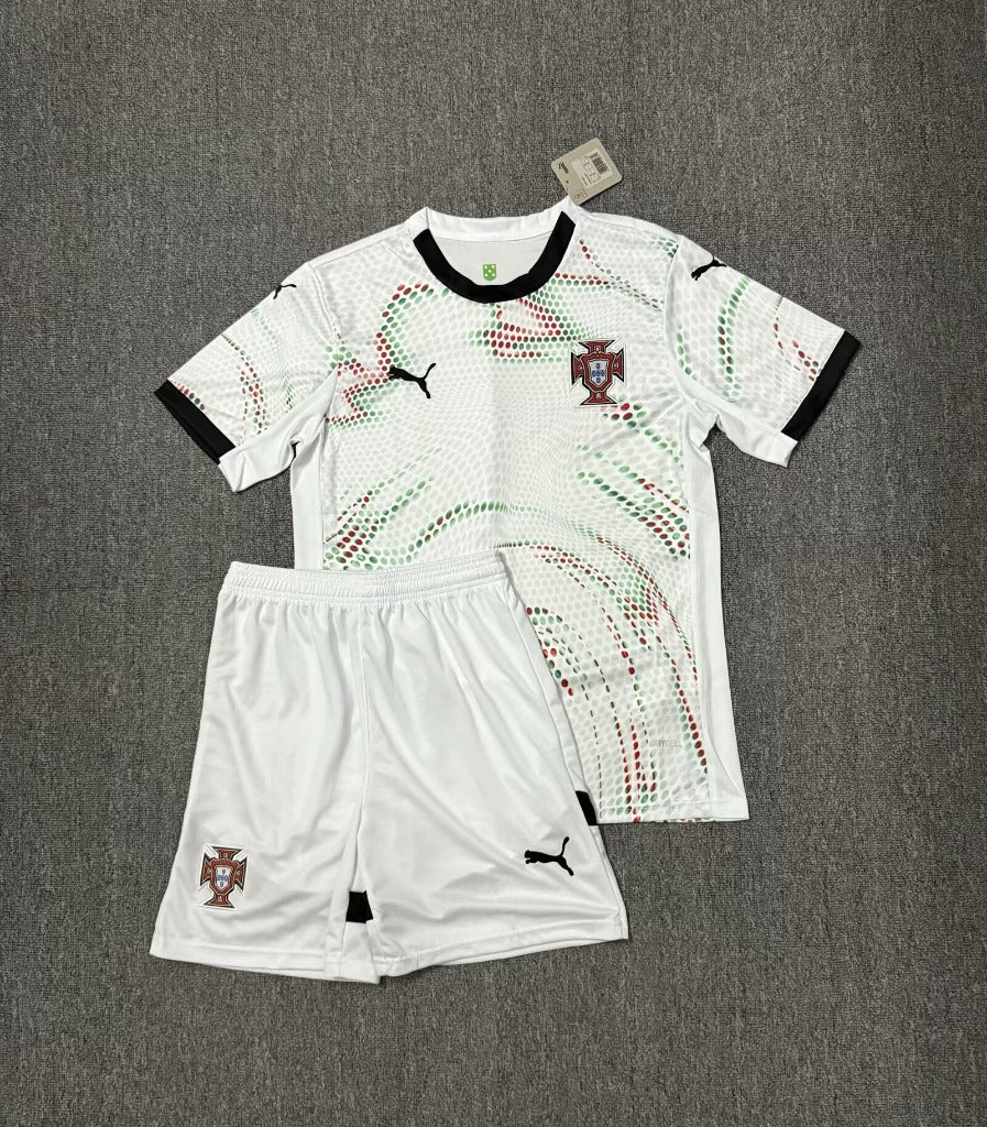 Portugal 25/26 Away Kids Jersey Set