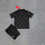 Portugal 25/26 Black Away Kids Jersey Set