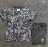 Portugal 25/26 Black/Gold Special Edition Kids Jersey Set