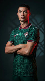 Portugal 25/26 Black/Green/Maroon Special Version Jersey