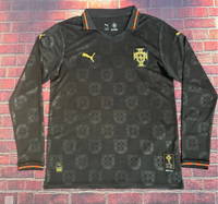 Portugal 25/26 Black Special Version Away Long Sleeves Jersey