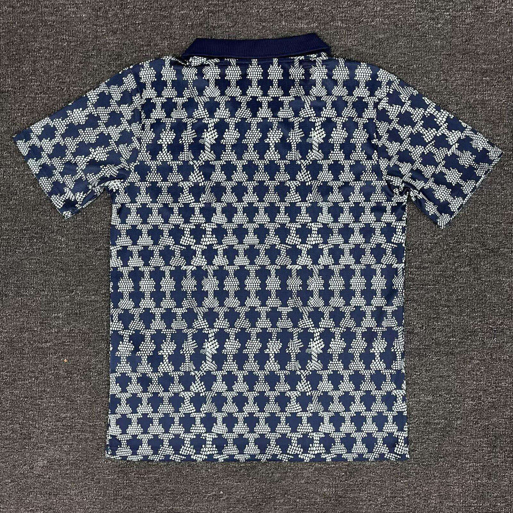 Portugal 25/26 Navy Logo Pattern Training Jersey