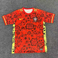 Portugal 25/26 Red Floral Pattern Jersey