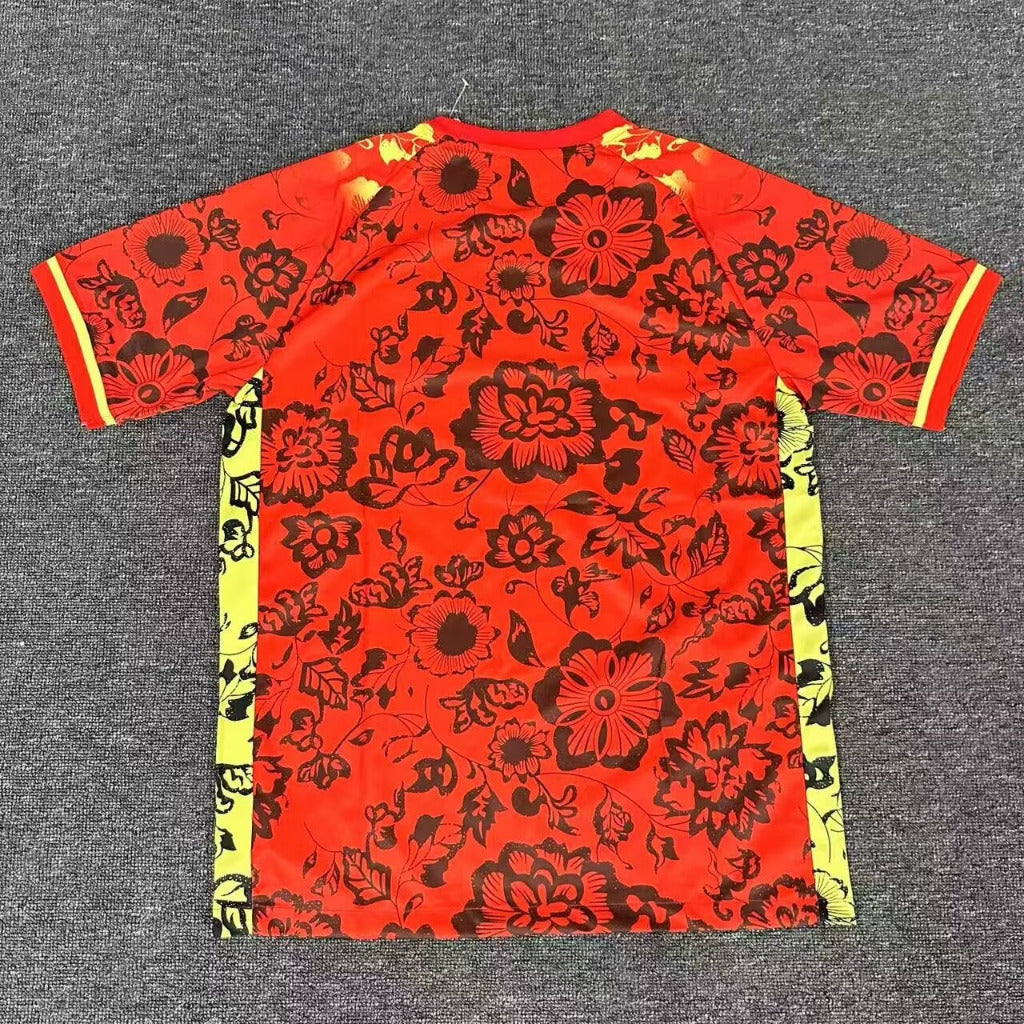 Portugal 25/26 Red Floral Pattern Jersey