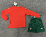 Portugal 25/26 Red Home Kids Jersey Set