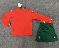 Portugal 25/26 Red Home Kids Jersey Set