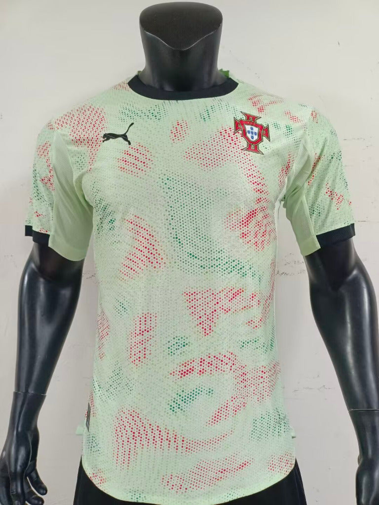 Portugal 25/26 Women Away Player Version Green Jersey