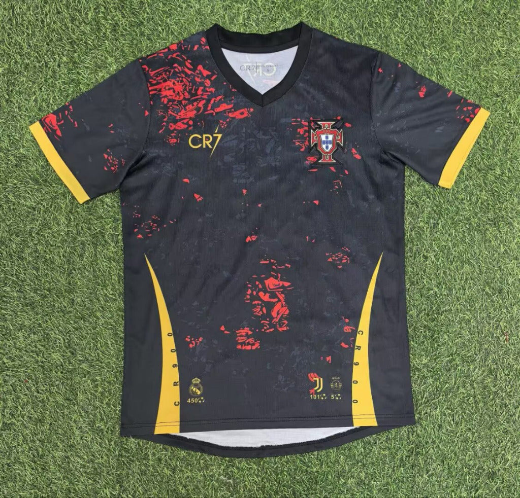 Portugal 26/27 Black/Red/Yellow CR7 Special Edition Jersey
