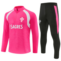 Portugal 26/27 Pink/White/Black Training Tracksuit Set