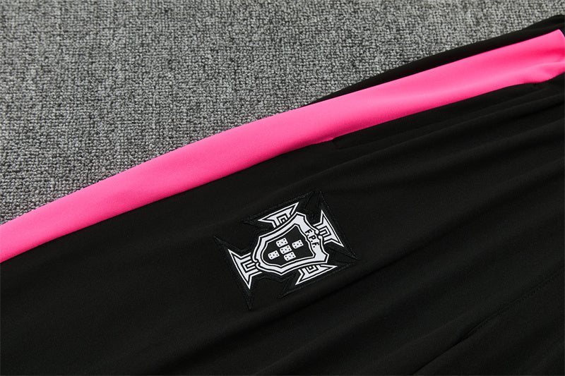 Portugal 26/27 Pink/White/Black Training Tracksuit Set