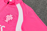 Portugal 26/27 Pink/White/Black Training Tracksuit Set