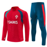 Portugal 26/27 Red/Blue/Green Training Tracksuit Set