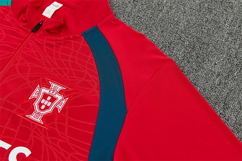 Portugal 26/27 Red/Blue/Green Training Tracksuit Set