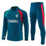 Portugal 26/27 Teal-Blue/Red/Green Training Tracksuit Set