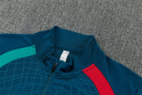 Portugal 26/27 Teal-Blue/Red/Green Training Tracksuit Set