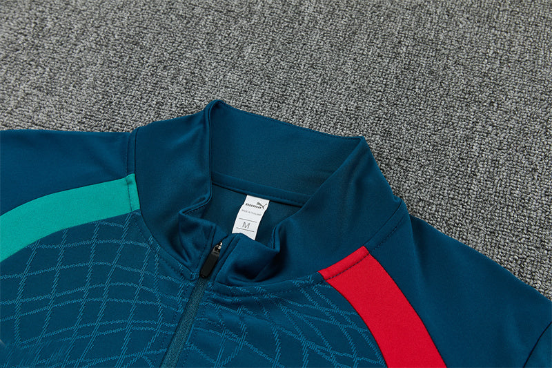 Portugal 26/27 Teal-Blue/Red/Green Training Tracksuit Set