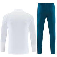 Portugal 26/27 White and Green with Red Shoulder Training Tracksuit Set